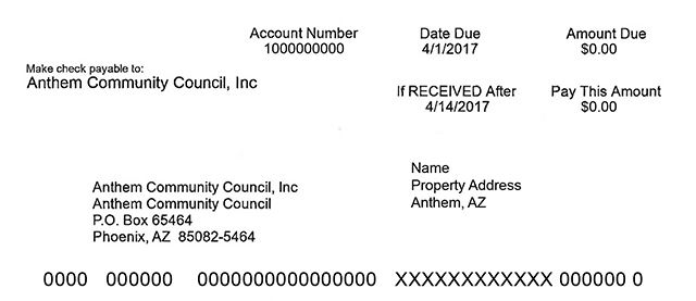 Sample Remittance Coupon